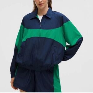 Lululemon Athletica Navy and Green Jacket